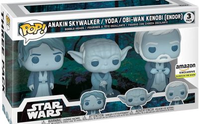 New Return of the Jedi Funko Pop! Force Ghost Bobble Head Toy 3-Pack available now!