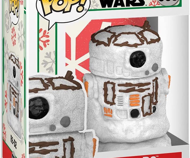 New Star Wars Funko Pop! Holiday R2-D2 Snowman Bobble Head Toy available now!