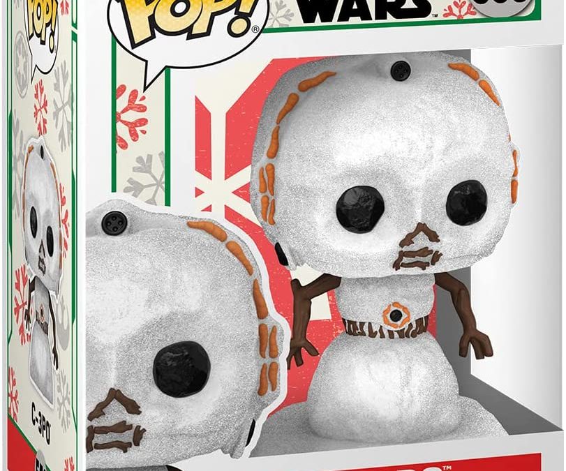 New Star Wars Funko Pop! Holiday C-3PO Snowman Bobble Head Toy available now!