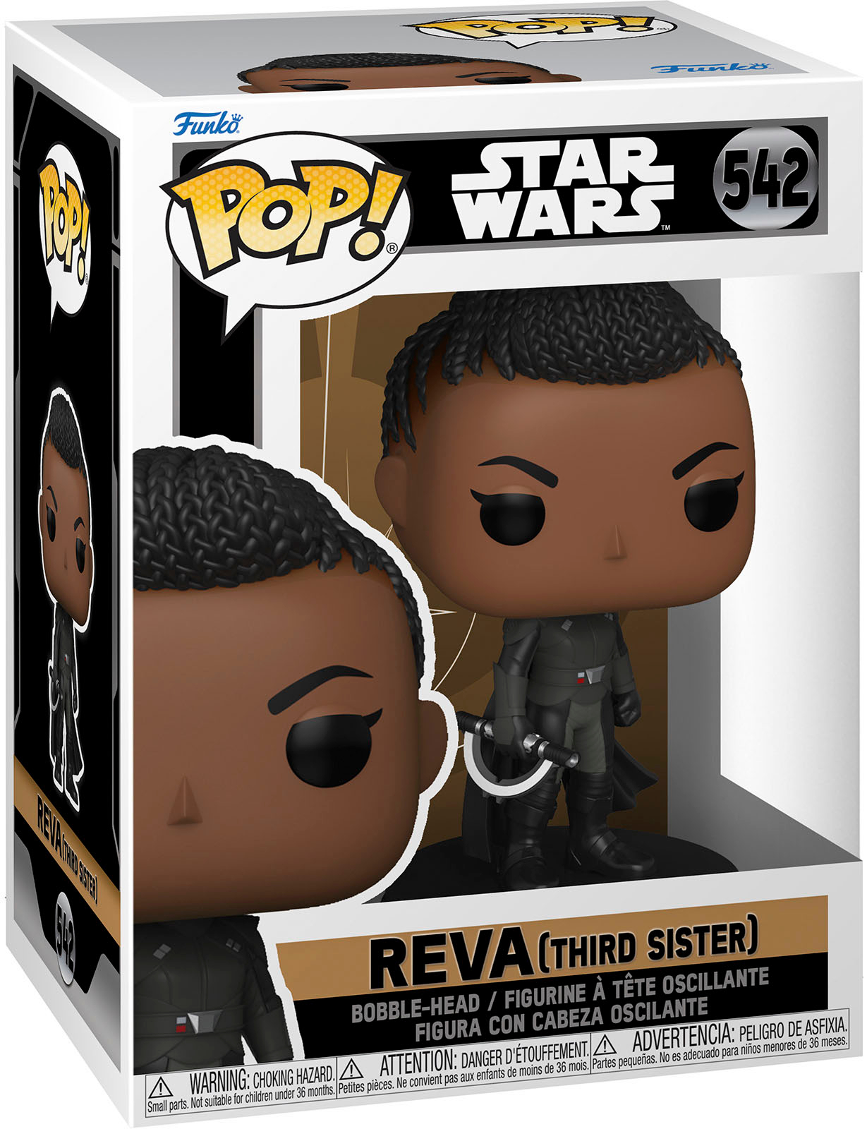 Obi-Wan Kenobi Reva (Third Sister Inquisitor) Funko Pop! Bobble Head Toy 1