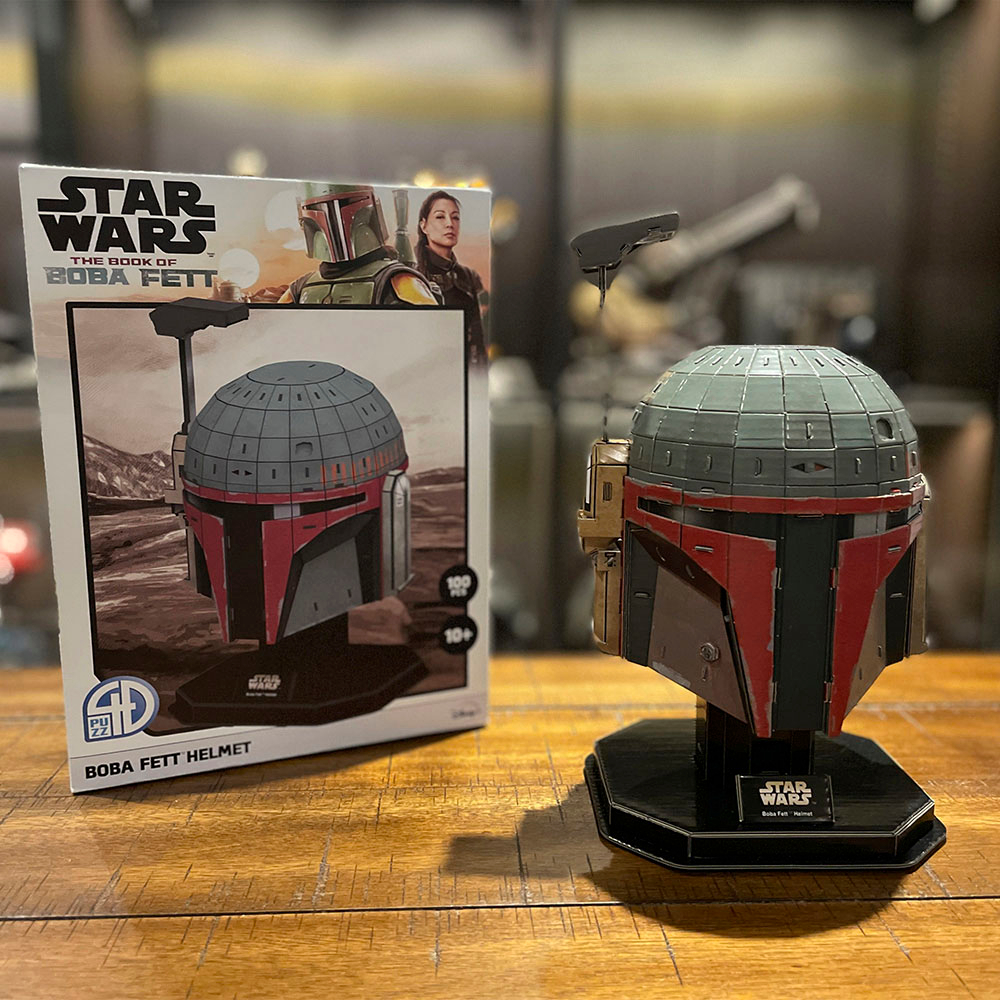 TM 4D Boba Fett Helmet Puzzle Model Kit 3