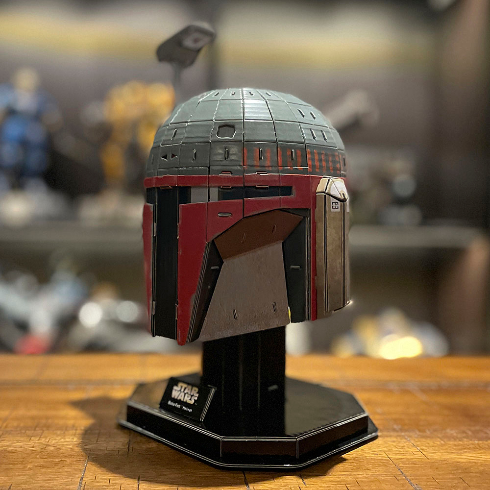 TM 4D Boba Fett Helmet Puzzle Model Kit 4