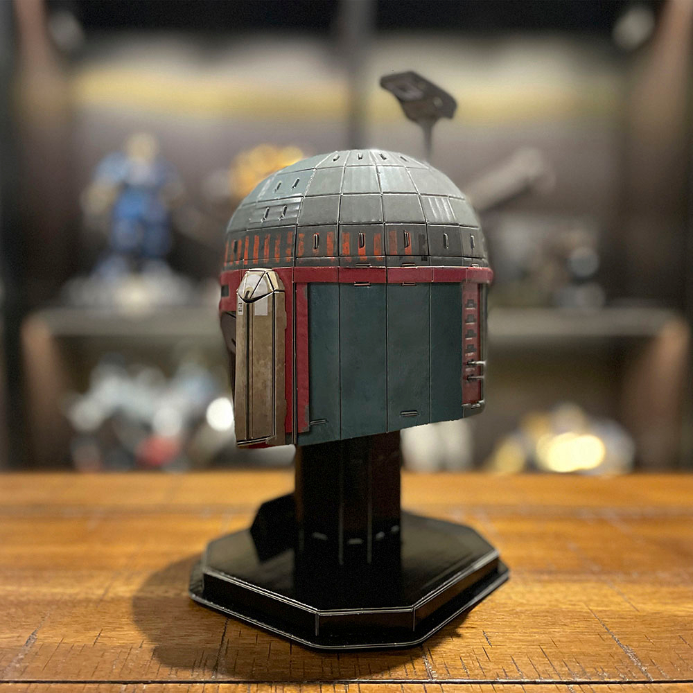 TM 4D Boba Fett Helmet Puzzle Model Kit 5