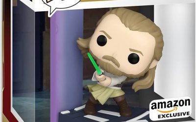 New The Phantom Menace Duel of The Fates Qui-Gon Jinn Funko Pop! Bobble Head Toy available!