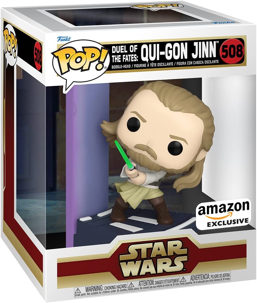 TPM Duel of The Fates Qui-Gon Jinn Funko Pop! Bobble Head Toy 1
