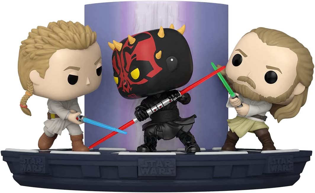TPM Duel of The Fates Qui-Gon Jinn Funko Pop! Bobble Head Toy 3
