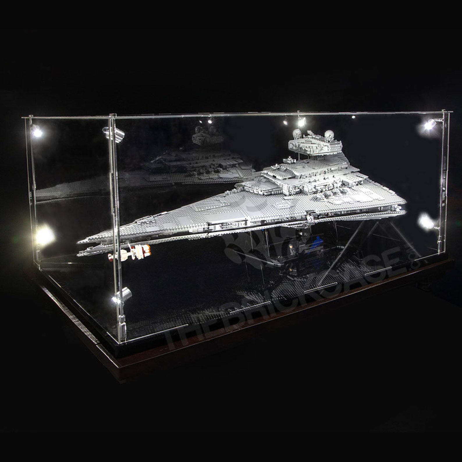 SW Imperial Star Destroyer Lego Display Case 2