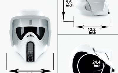 New Star Wars Imperial Scout Trooper Cosplay Helmet Prop available now!