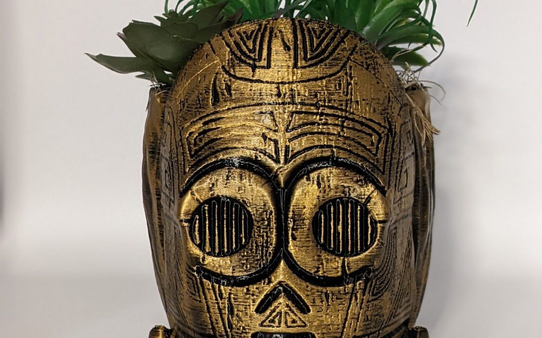 New Star Wars C-3PO Succulent Large Pot Planter available now!