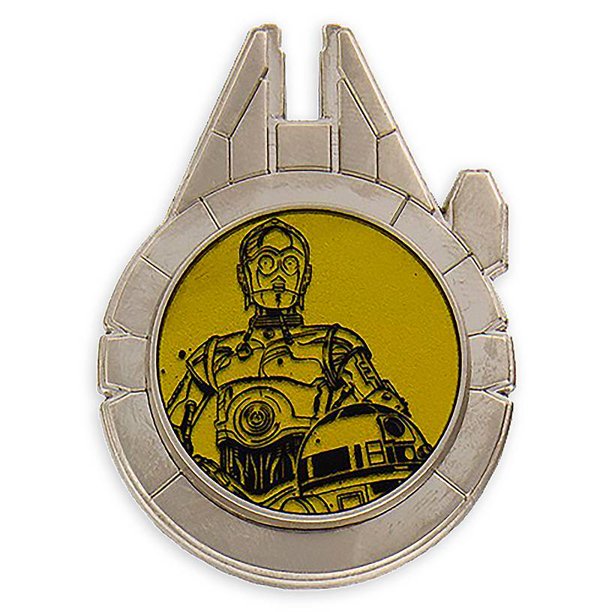 New Star Wars Galaxy's Edge Resistance R2-D2 & C-3PO Limited Pin available now!