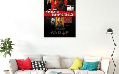 New Star Wars Andor Cassian Andor: For The Rebellion TV Poster available now!
