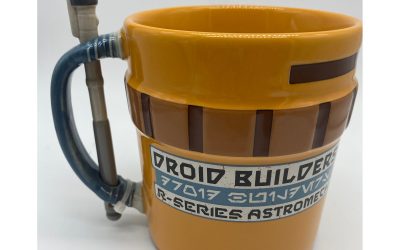 New Star Wars Galaxy's Edge Droid Builders R-Series Astromech Stir Mug available now!