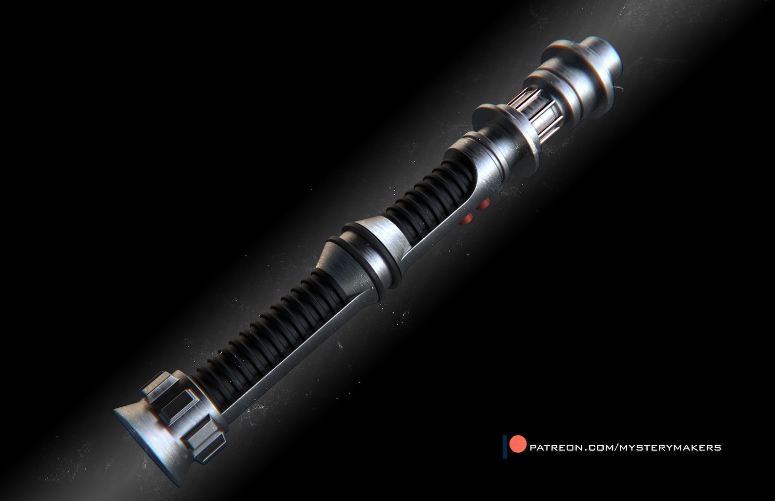 SW Kyle Katarn Lightsaber Kit (with Moving Buttons and Stand) 1