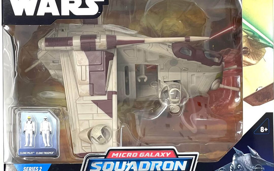 New Star Wars Republic LAAT Gunship Micro Galaxy Squadron Play Set available now!
