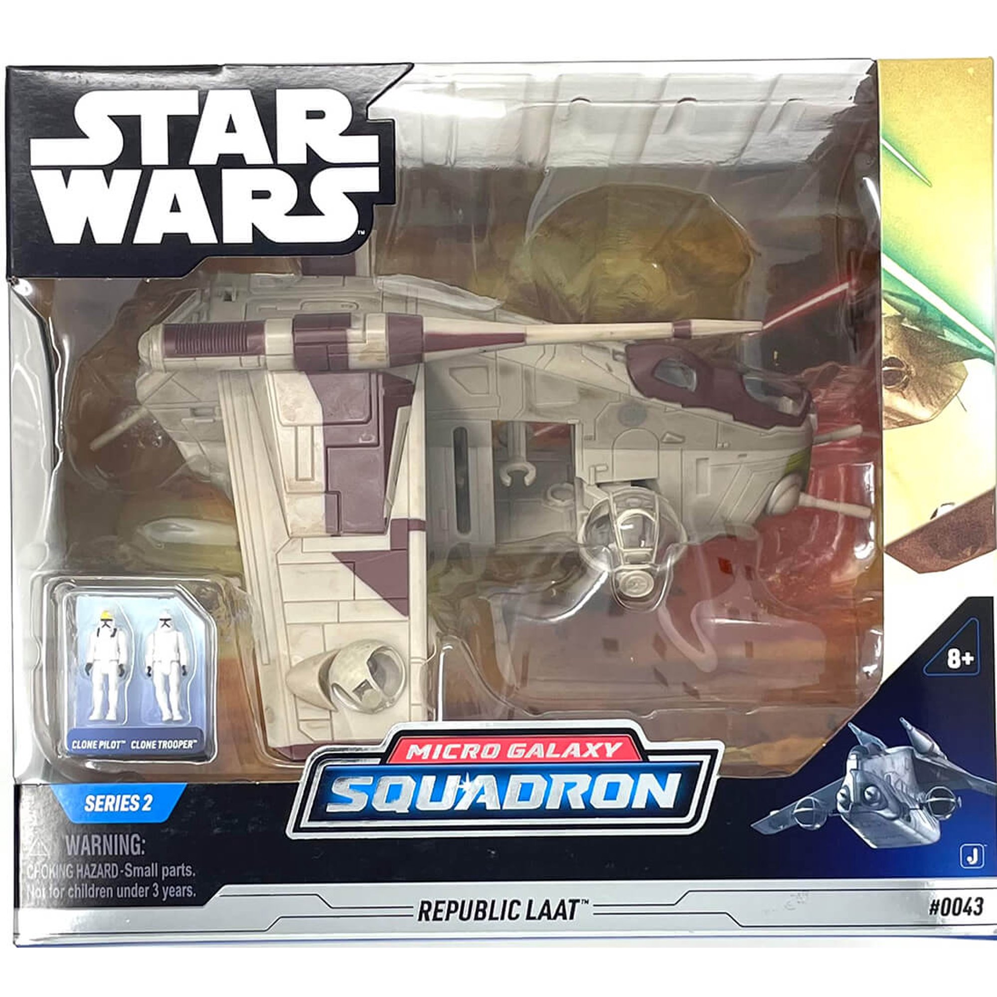 SW Republic LAAT Gunship Micro Galaxy Squadron Play Set 1