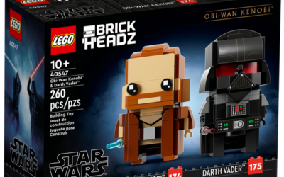 New Obi-Wan Kenobi Themed Obi-Wan Kenobi & Darth Vader Brickheadz Lego Set available now!
