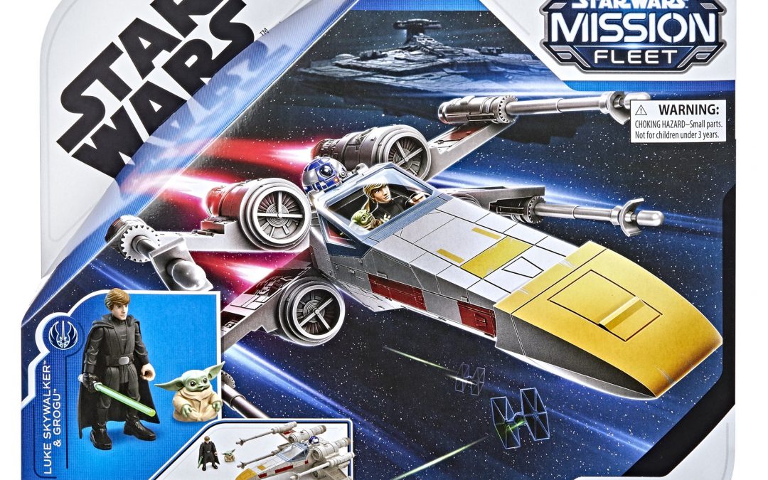 New Star Wars Mission Fleet Luke Skywalker & Grogu X-Wing Fighter Figure and Vehicle Set available!