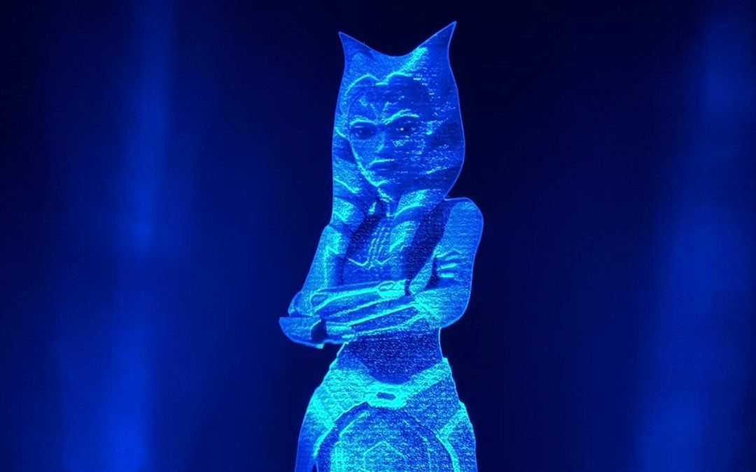 New Star Wars The Clone Wars Ahsoka Tano Hologram Acrylic LED Light available now!