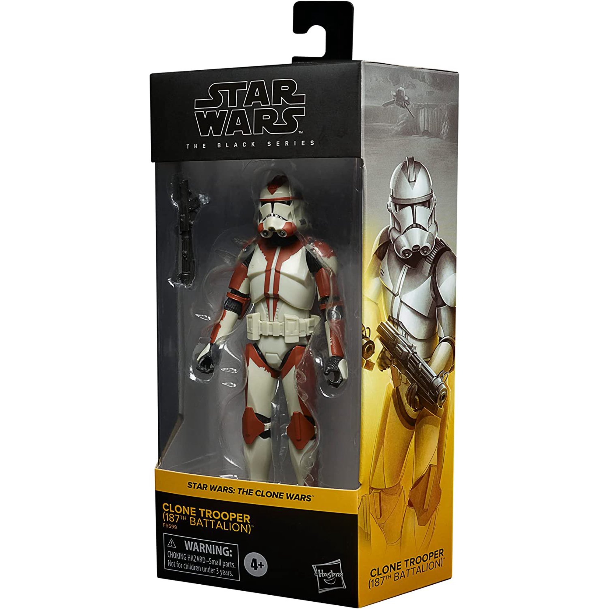 SWTCW Clone Trooper (187th Battalion) Black Series Figure 2