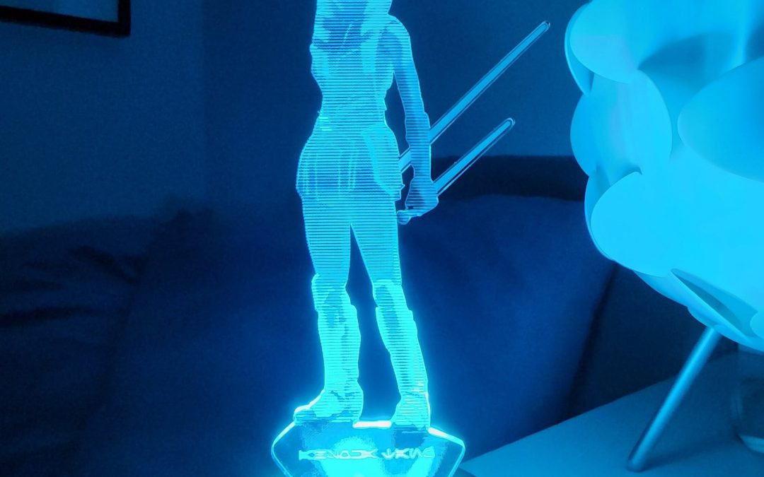 New Star Wars Ahsoka Hologram Edge-Lit Acrylic LED Light available now!