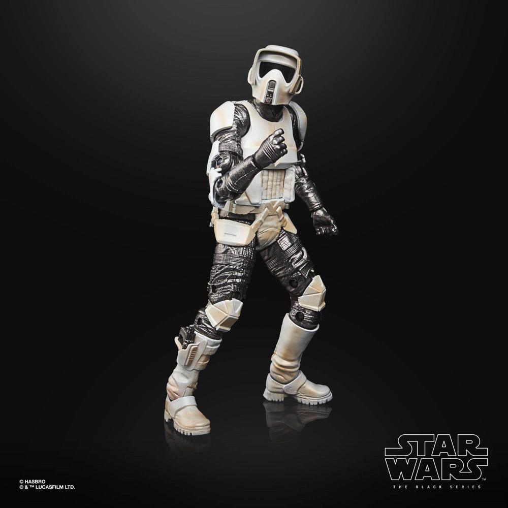 TM Imperial Scout Trooper Black Series Exclusive Carbonized Figure 4