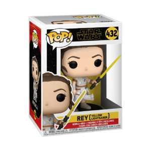 TROS Rey (with Yellow Lightsaber) Funko Pop! Bobble Head Toy 1