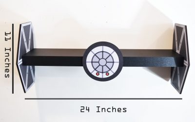 New Star Wars Tie Fighter Inspired Wall Display Shelf available now!