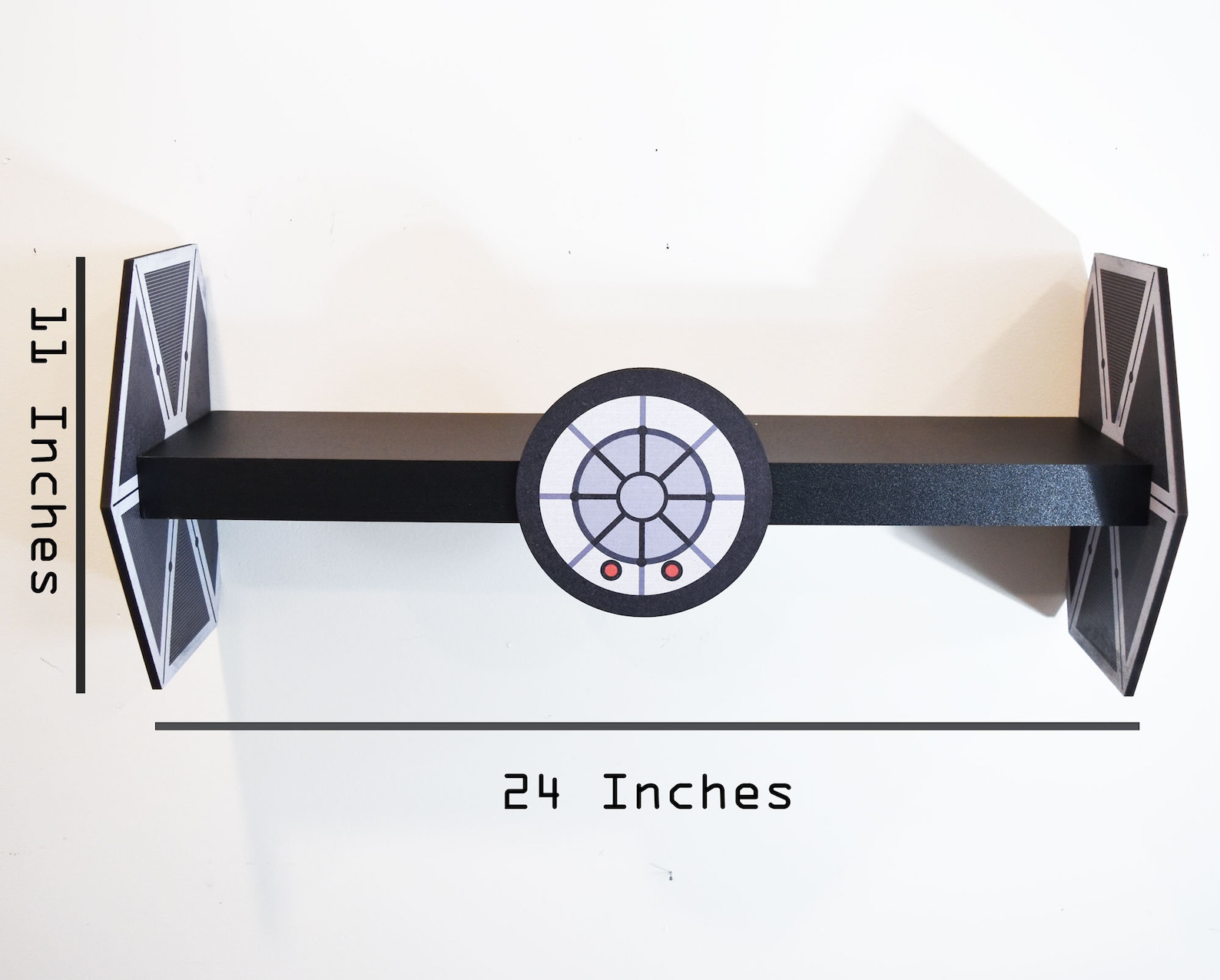 SW Tie Fighter Inspired Wall Display Shelf 1