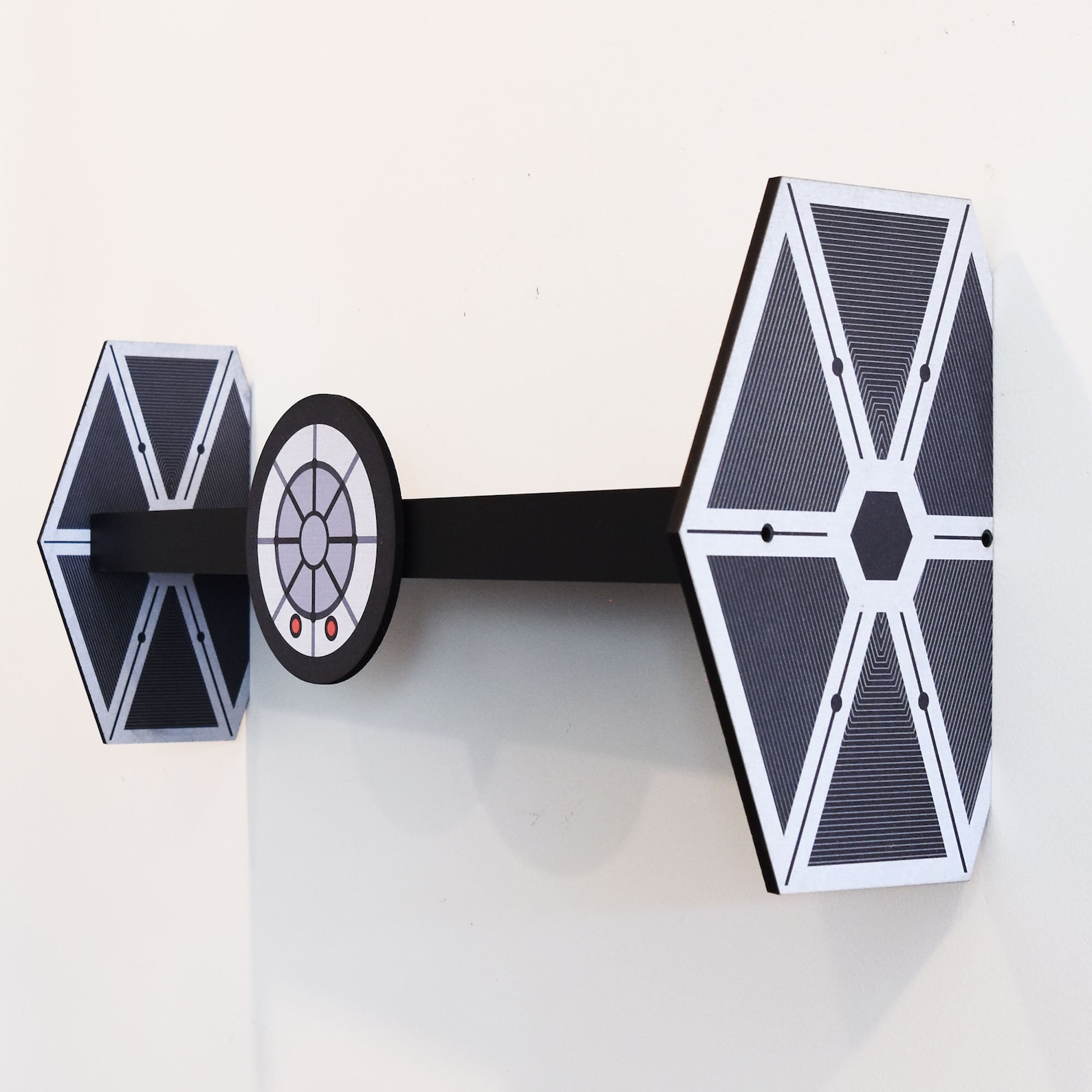 SW Tie Fighter Inspired Wall Display Shelf 2