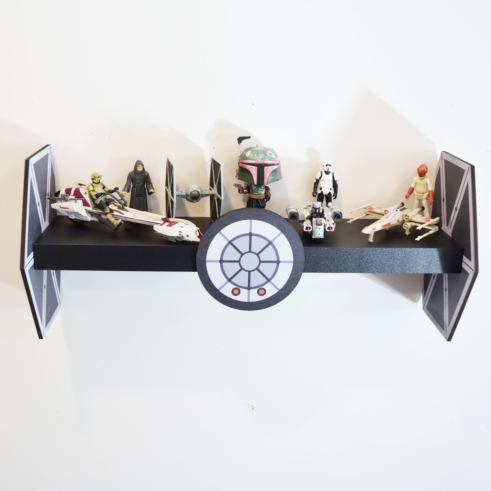 SW Tie Fighter Inspired Wall Display Shelf 3