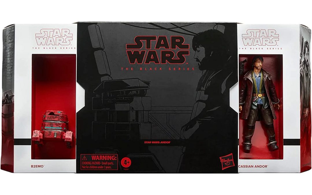 New Star Wars Andor Themed Cassian Andor & B2EMO Black Series Figure 2-Pack available now!