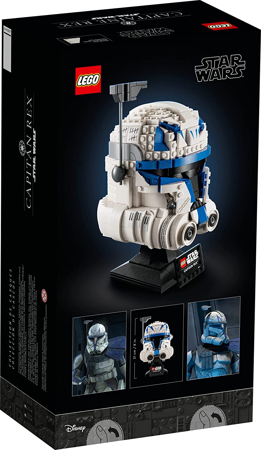 SWTCW Captain Rex Helmet Model Lego Set 2