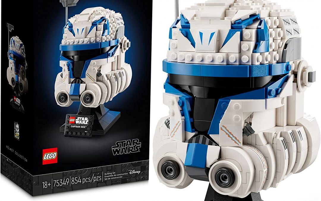 New The Clone Wars Captain Rex Helmet Model Lego Set available now!