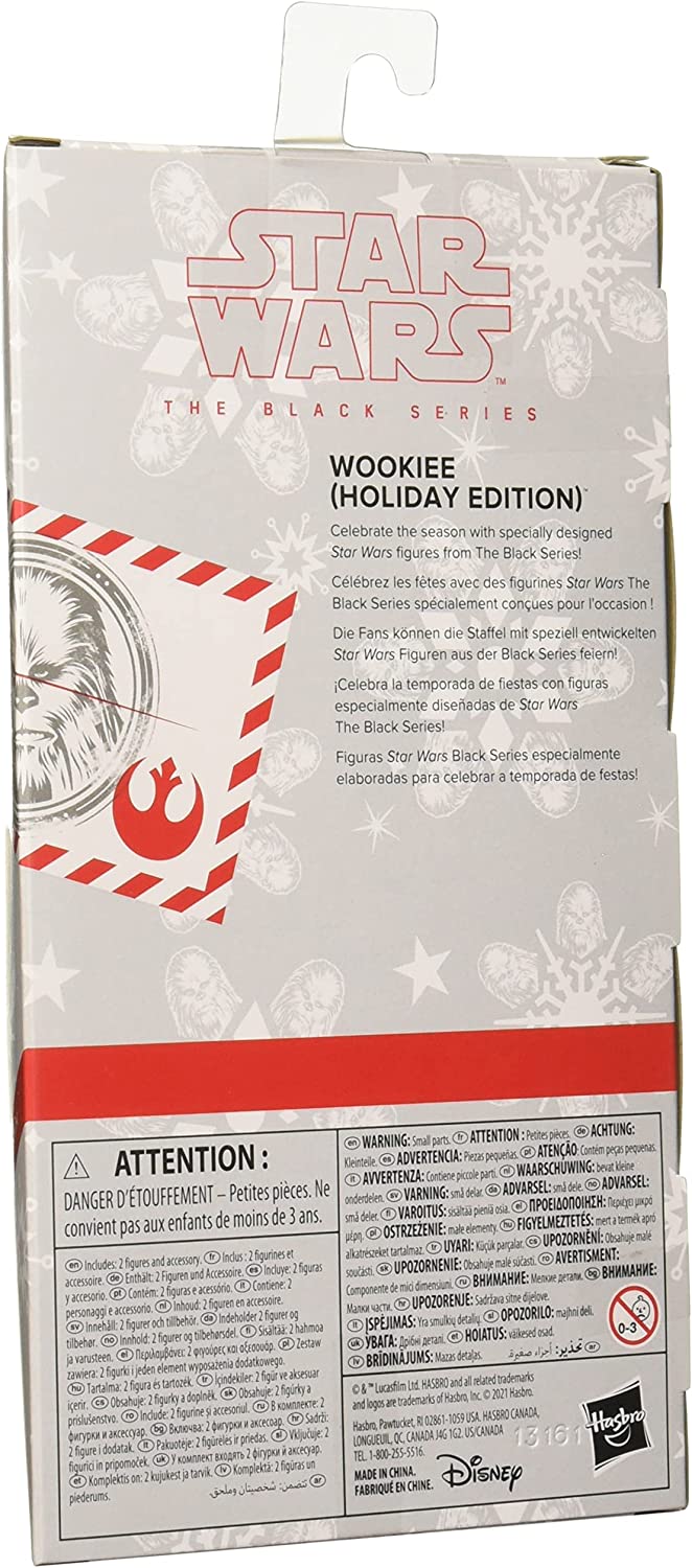 SW Wookiee (Holiday Edition) Christmas Black Series Figure 2