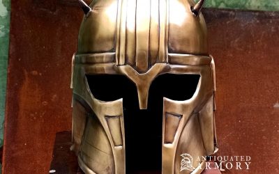 New The Mandalorian The Armorer Steel Cosplay Helmet available now!