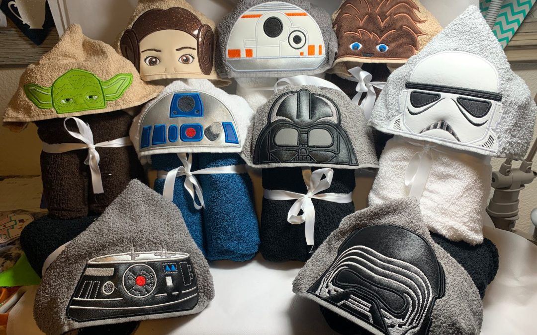 New Star Wars Character Hooded Towels Set available now!