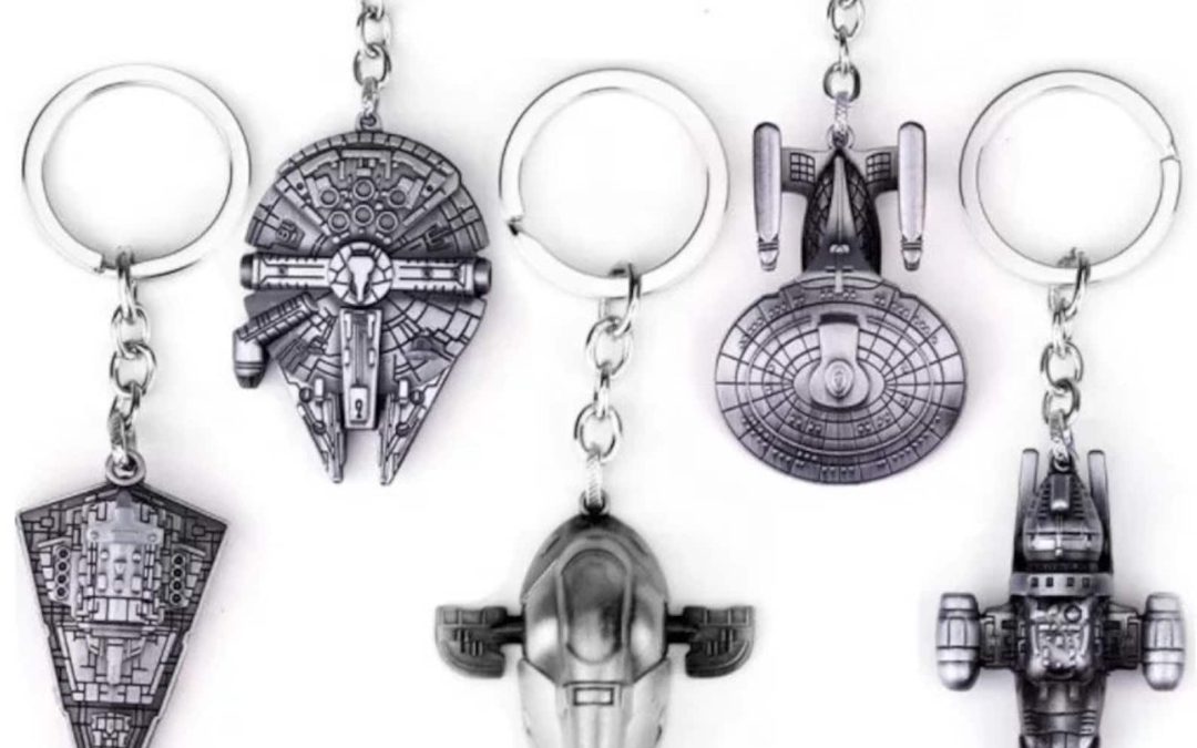 New Star Wars Spaceship Metal Keyrings Set available now!