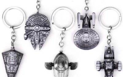 New Star Wars Spaceship Metal Keyrings Set available now!