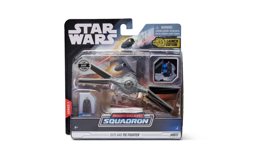 New The Mandalorian Moff Gideon's Outland TIE Fighter Micro Vehicle Set available now!