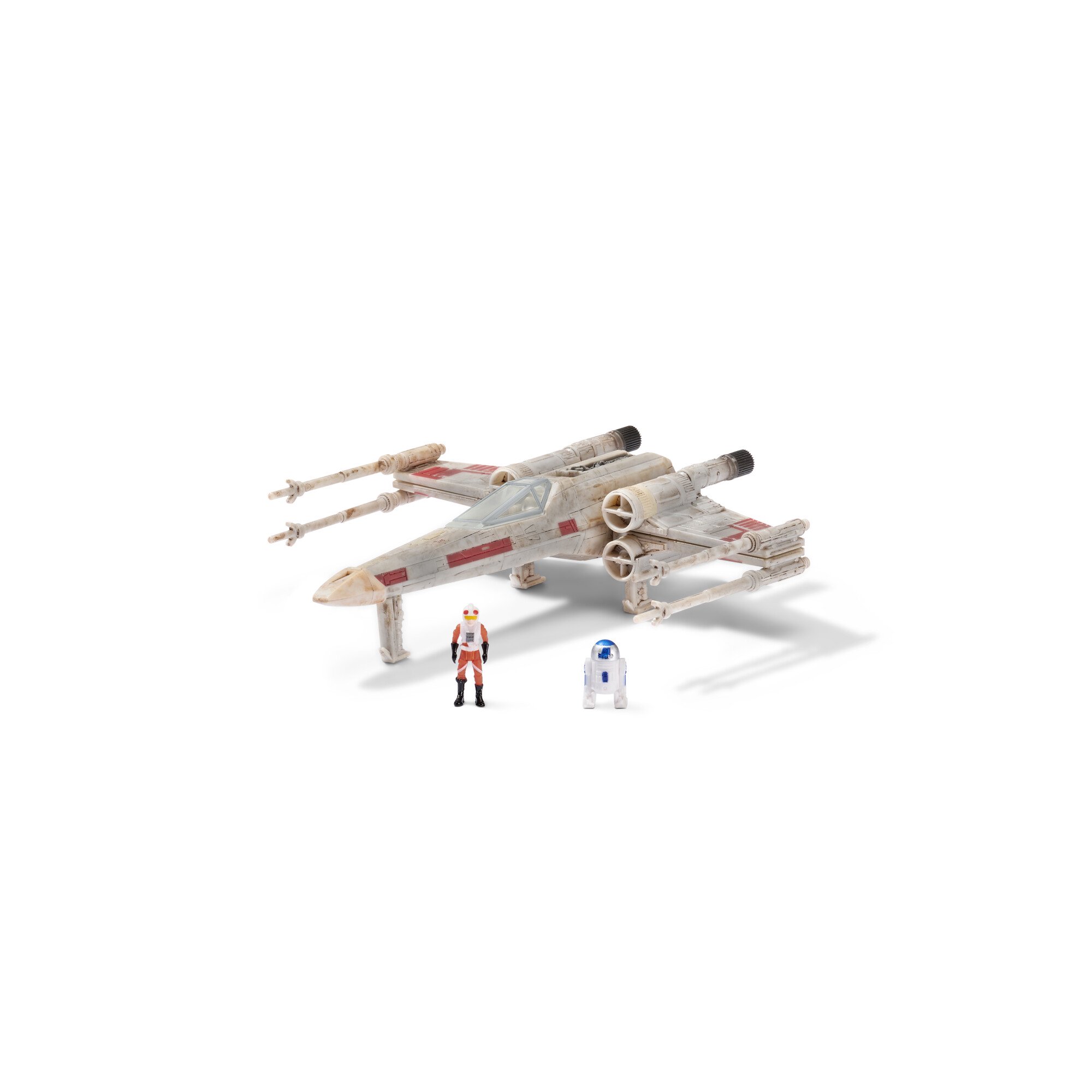 SW Luke Skywalker Red 5 Class X-Wing Fighter Micro Vehicle Play Set 2