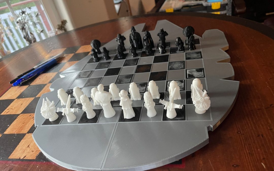 Star Wars Dark side vs Light side Chess Board Set available now!