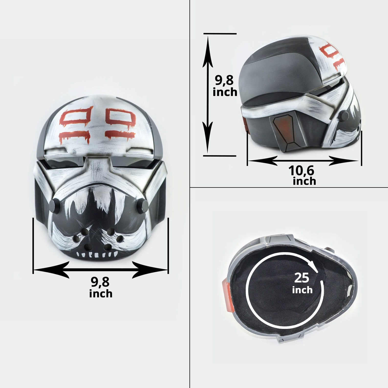 TBB Wrecker Clone Trooper Cosplay Helmet 2