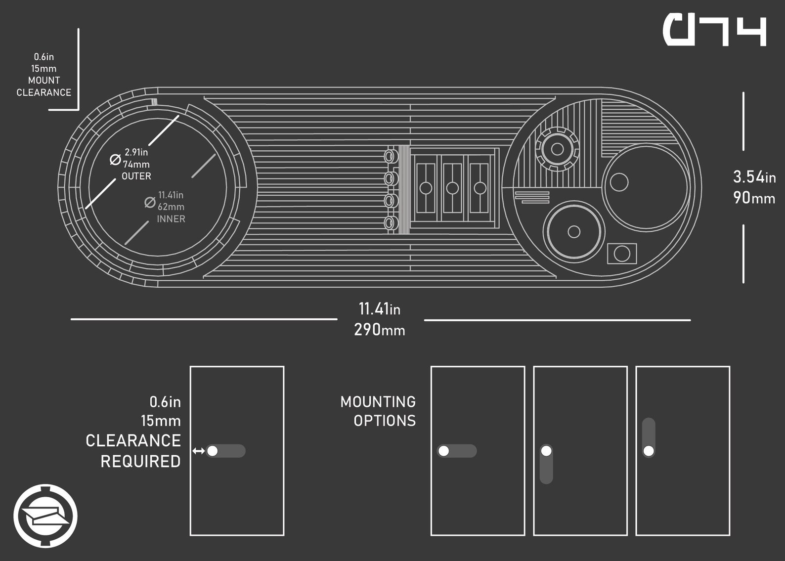 SW Inspired Door P-74 Panel 2