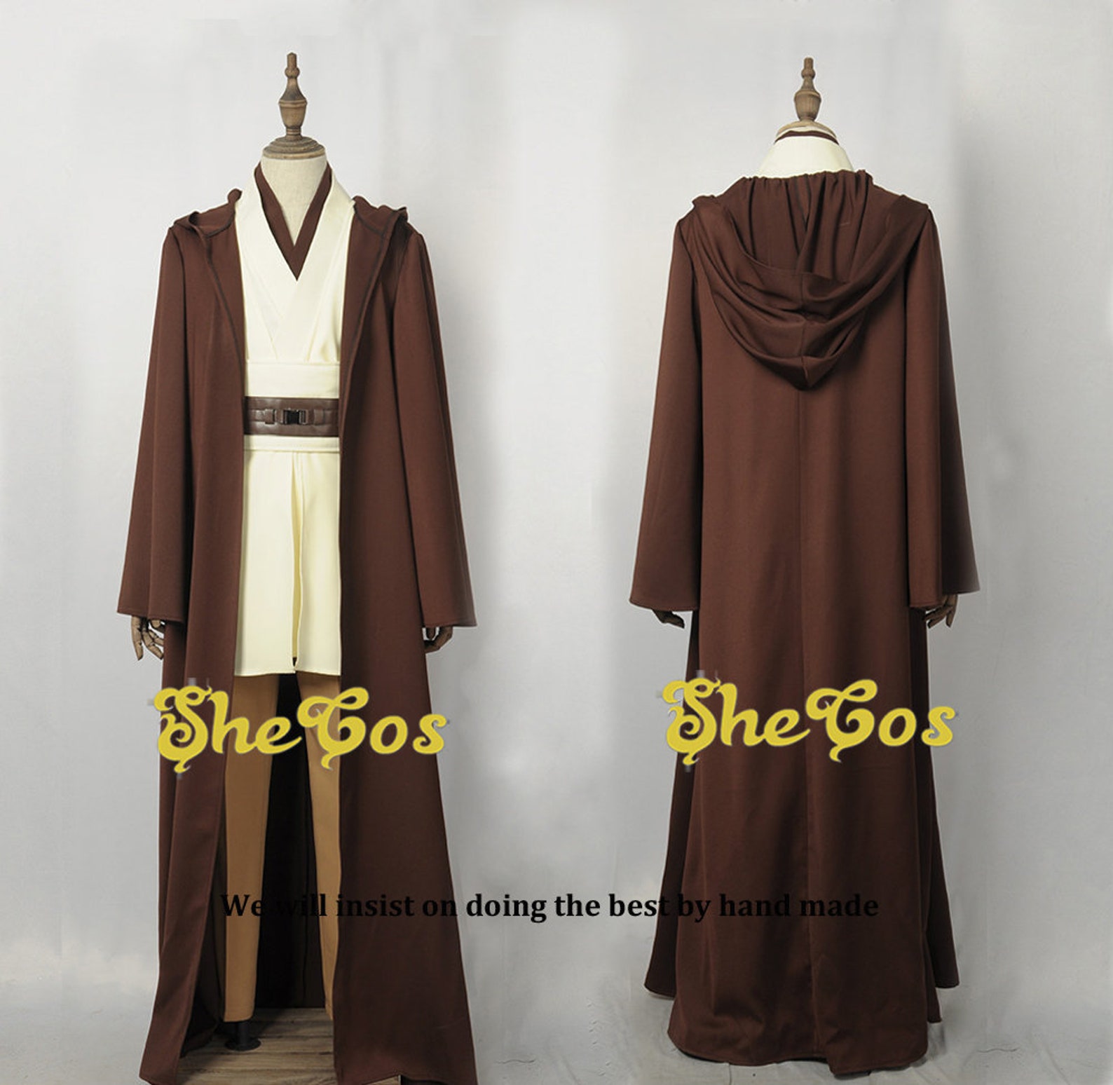 ROTS Obi Wan Kenobi Jedi Cosplay Costume 2