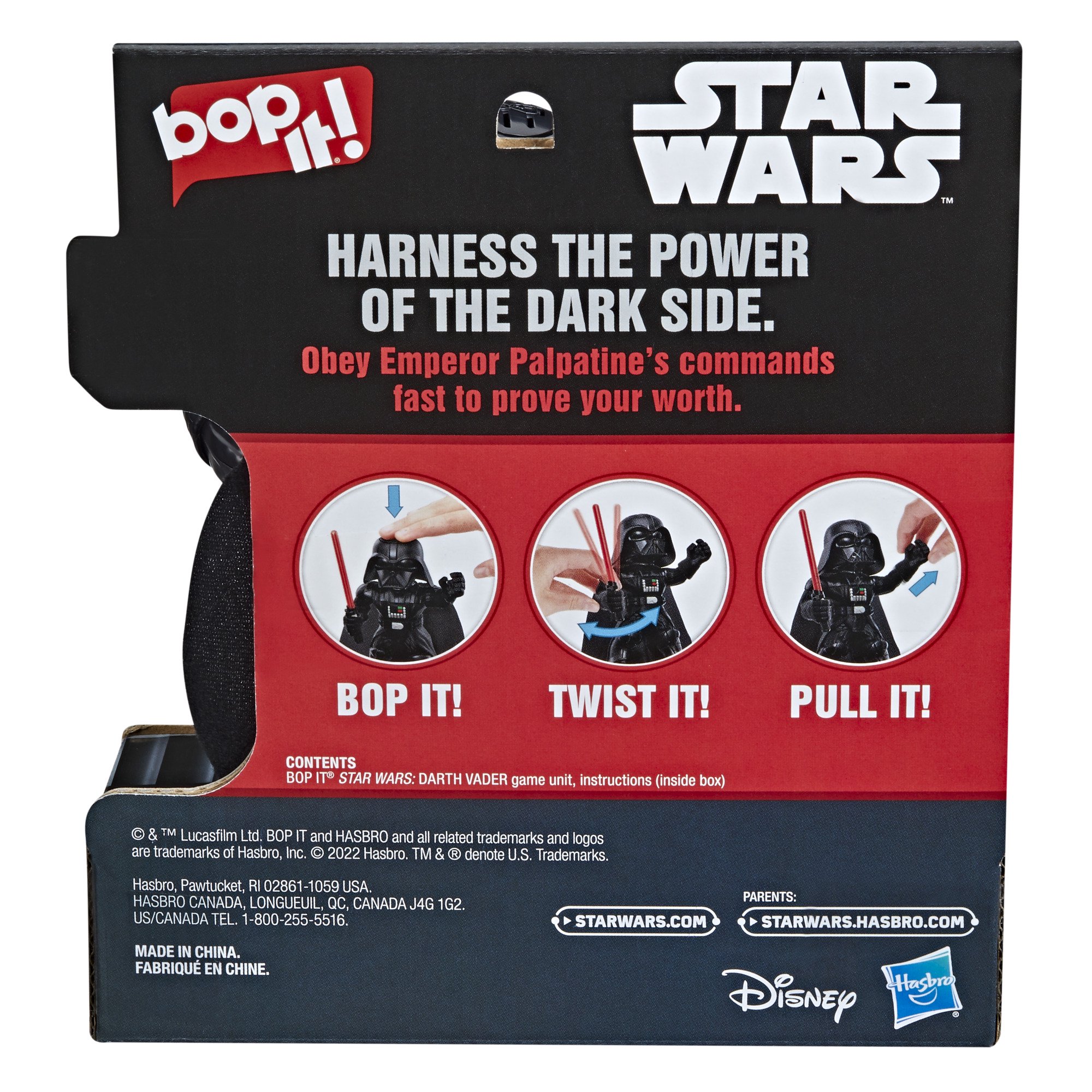 SW Darth Vader Bop It! Electronic Game 2