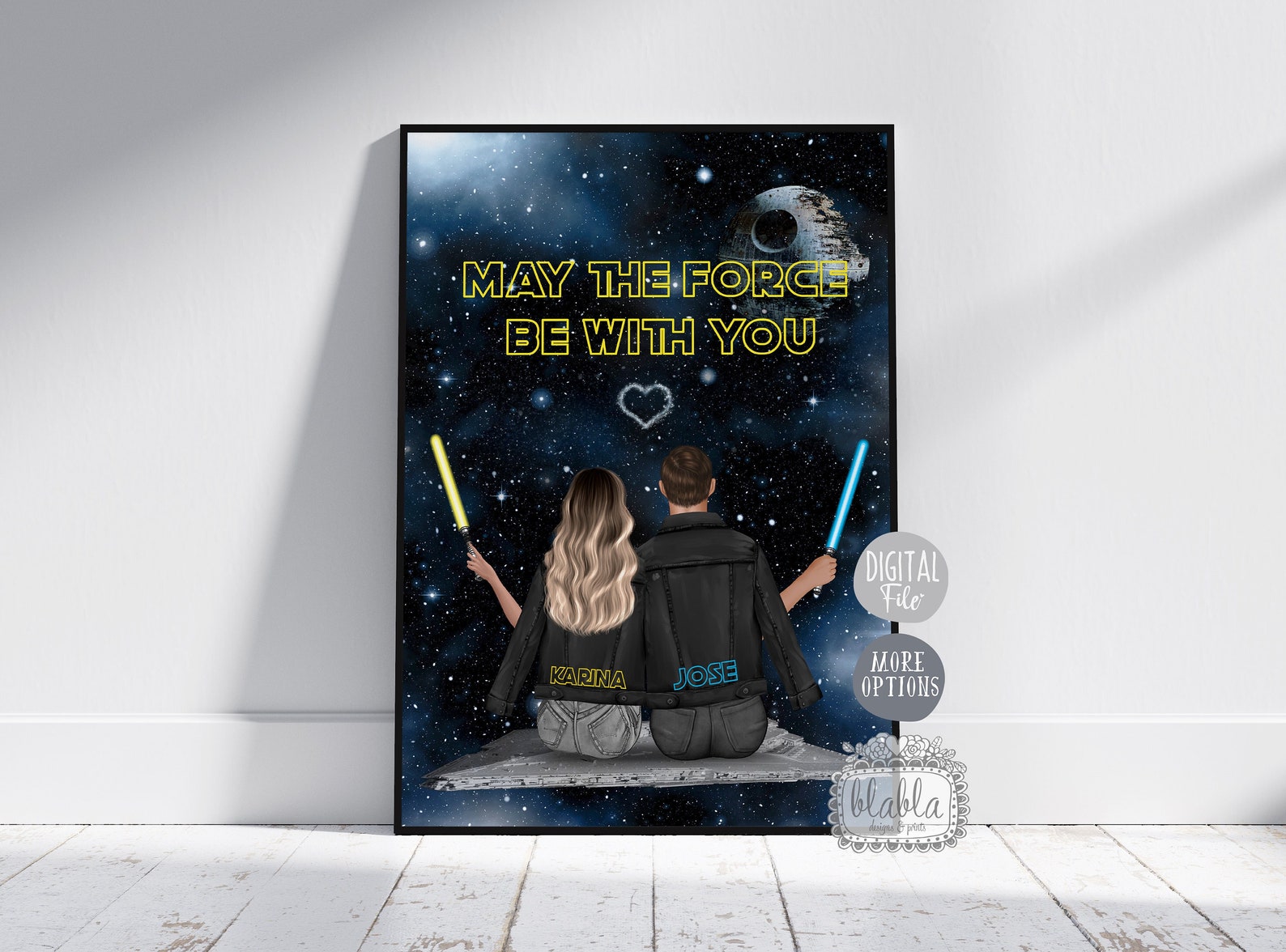 SW Galaxy Family Personalized Portrait 1