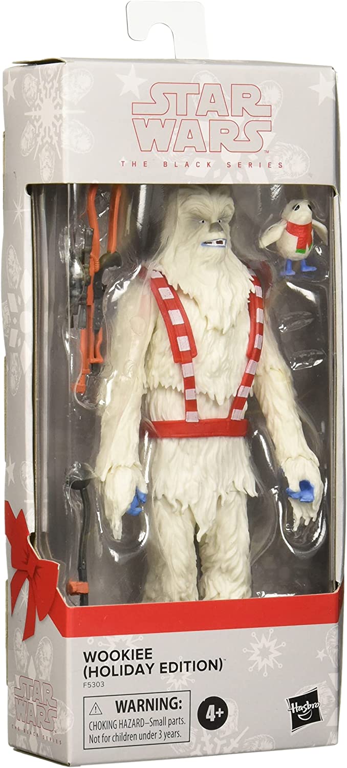 SW Wookiee (Holiday Edition) Christmas Black Series Figure 1