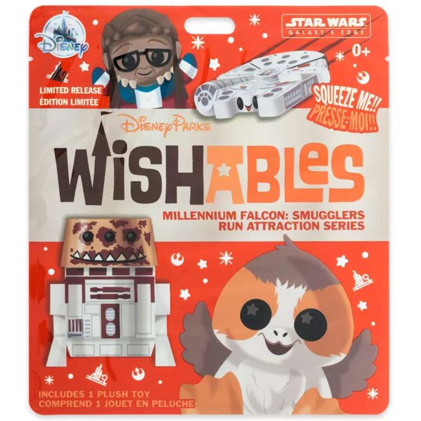 New Star Wars Galaxy's Edge Wishables Smugglers Run Attraction Micro Series Plush Mystery Pack available!