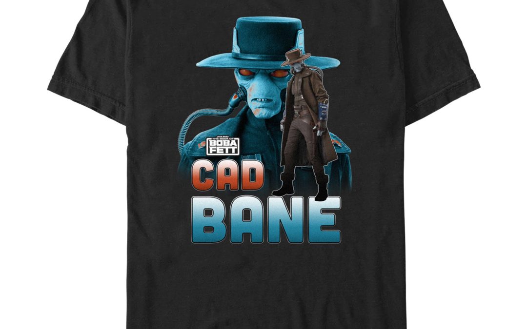 New The Book of Boba Fett Cad Bane Mercenary and Bounty Hunter Graphic T-Shirt available now!