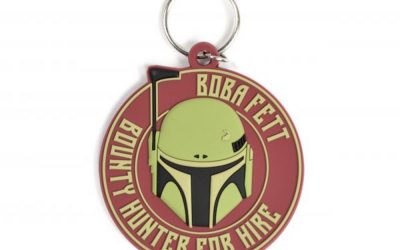 New The Book Of Boba Fett Themed Boba Fett Rubber Keychain Charm available now!